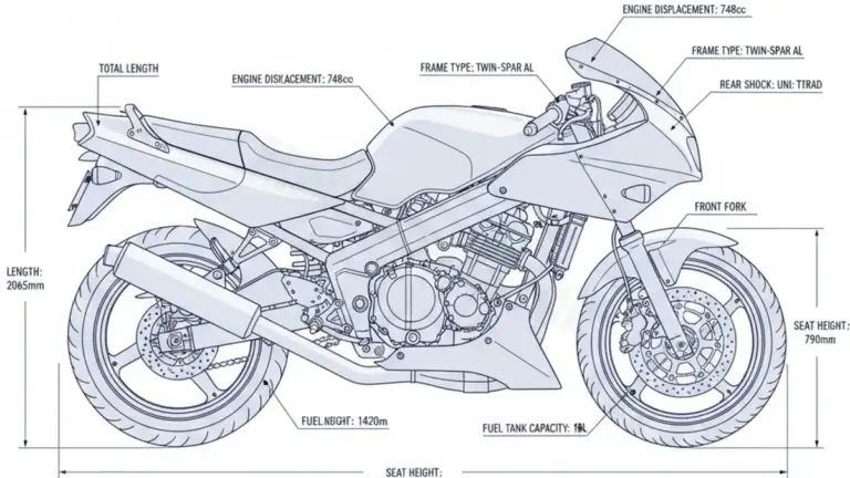 Kawasaki ZX-7RR NINJA – ZX750N/N Service Data: Oil, Battery & Specs