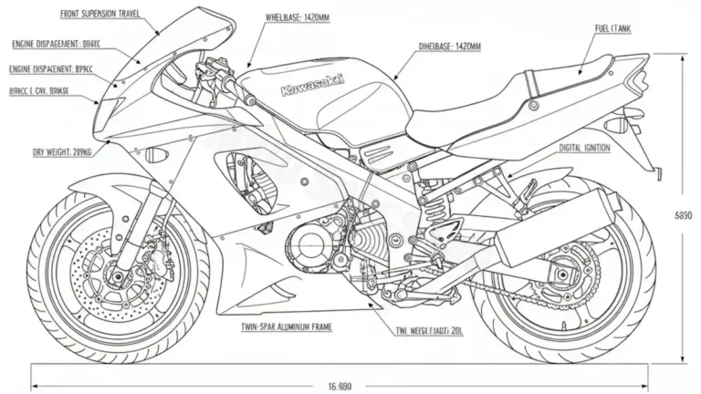Kawasaki ZX-9R NINJA – ZX900B Technical Review & Maintenance Guide