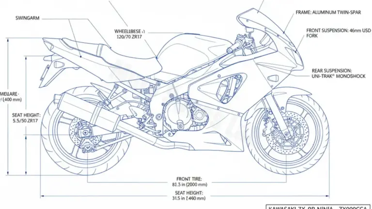 Kawasaki ZX-9R NINJA – ZX900CCA Maintenance Schedule & Torque Settings