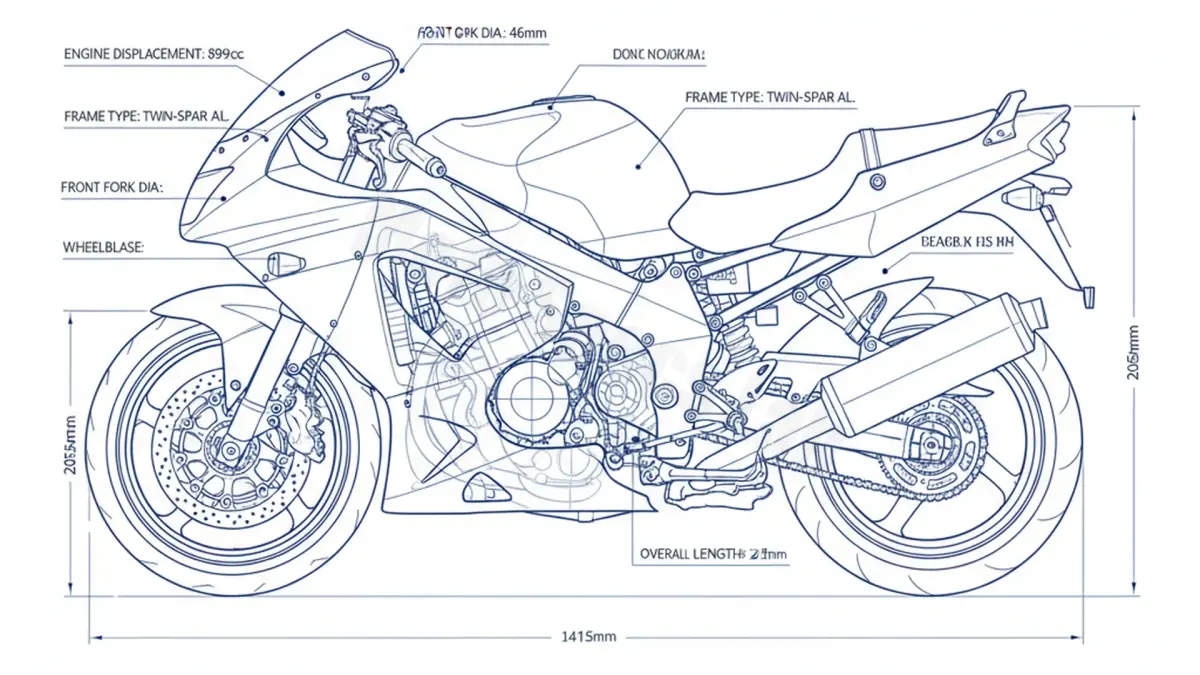 Kawasaki ZX-9R NINJA - ZX900EEA Specs: Oil Capacity & Tire Pressure