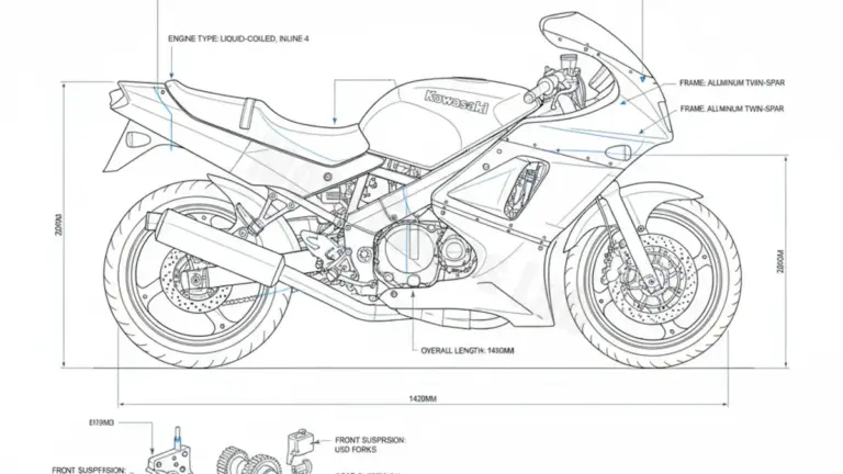 Oil & Tires: Kawasaki ZXR 750 – ZX750L/L Technical Specifications