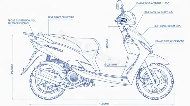 Suzuki ADDRESS UK 110 NE – DE1111 Full Specifications & Ownership Data