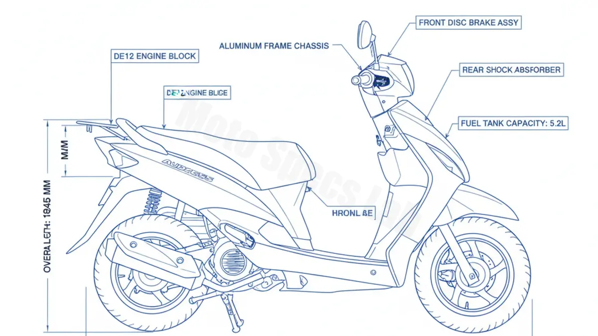 Suzuki ADDRESS UK 110 NM (EURO 4) - DE12 Tire Pressure, Oil Type & Fluid Specs specs