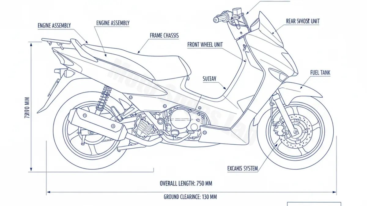 Suzuki AN 125 - CF42A Specs: Engine Oil, Gap & Tire PSI specs