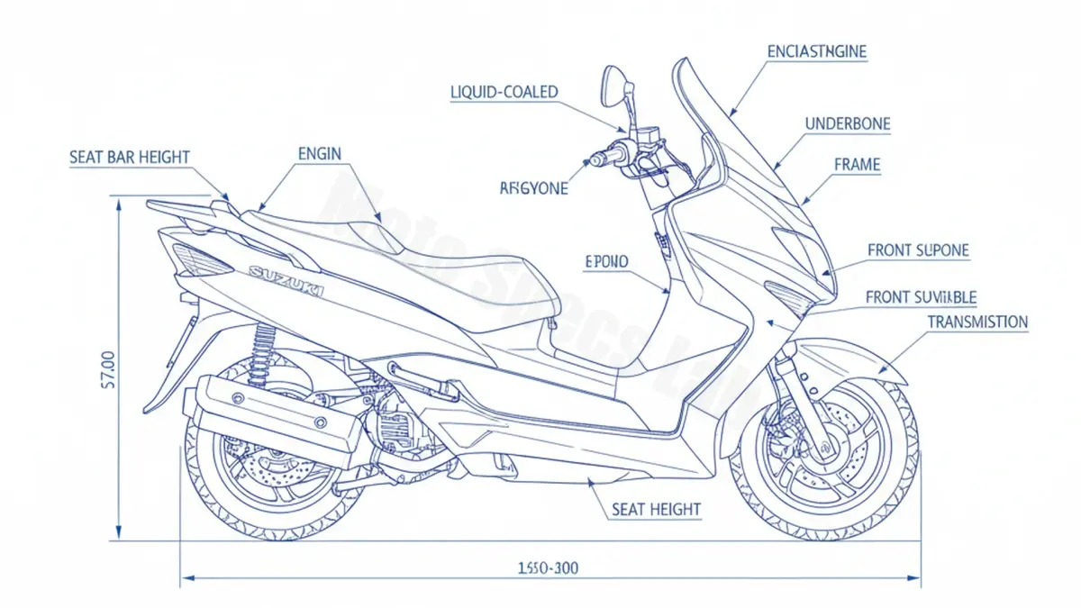 Suzuki AN 400 BURGMAN - WVAU Specs: Engine Oil, Gap & Tire PSI specs