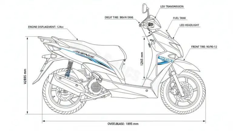 Suzuki AVENIS 125 (UN125NE) – WEA0 Tire Pressure, Oil Type & Fluid Specs