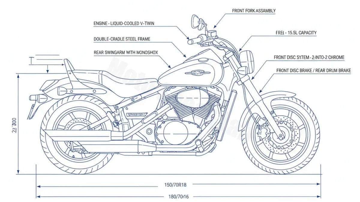 Oil & Tires: Suzuki C 1500 INTRUDER (VL 1500) - WVAL Technical Specifications