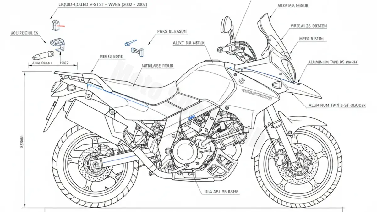 Suzuki DL 1000 V-STROM - WVBS Maintenance: Recommended Oil & Tires specs