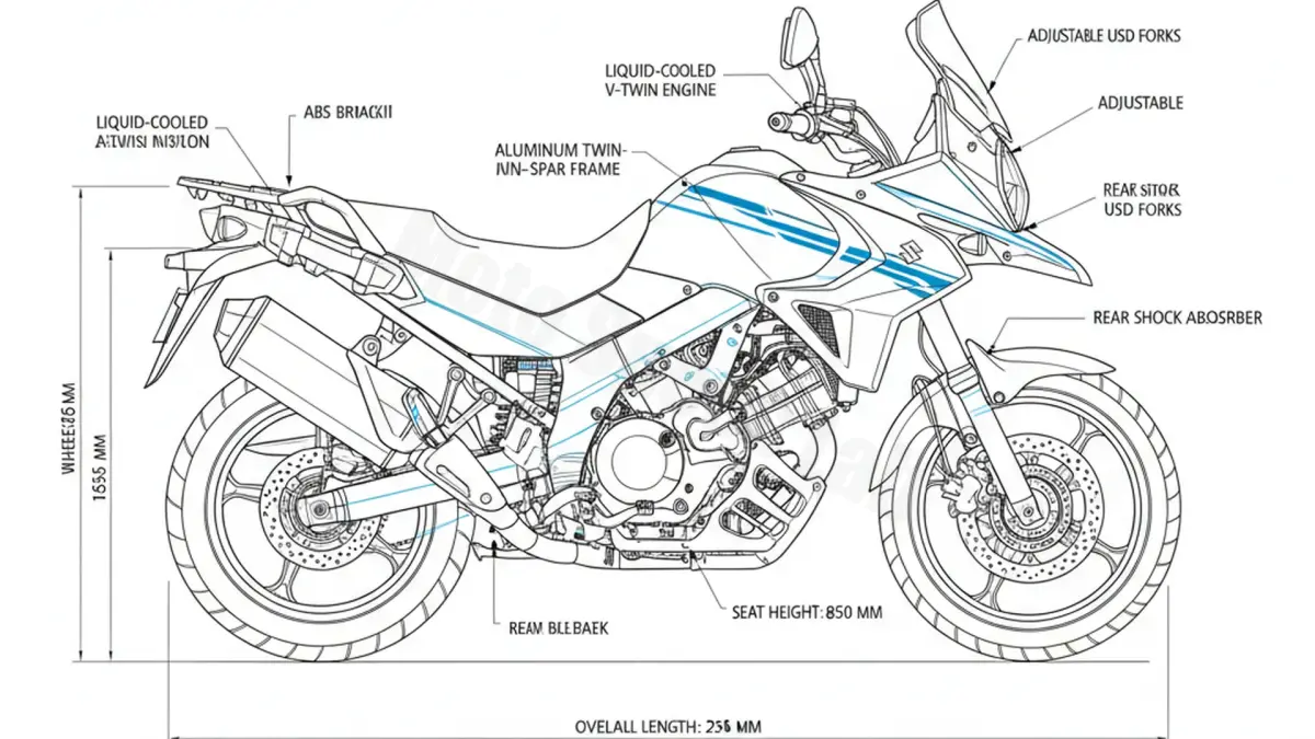 Suzuki DL 1000 V-STROM - WVDD Technical Review & Maintenance Guide specs