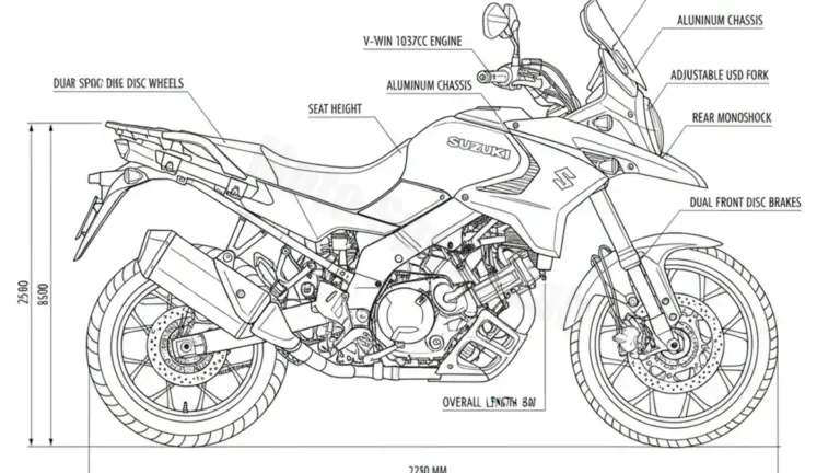 Oil & Tires: Suzuki DL 1050 V-STROM/Black Edition – WEF0/23 Technical Specifications