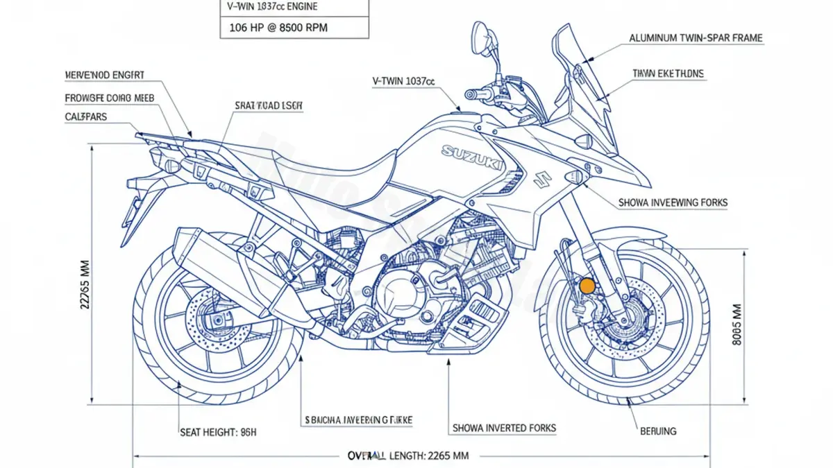 Review: Suzuki DL 1050 V-STROM (EURO 5) - WEF0 (2020 – Present) Specs & Features specs
