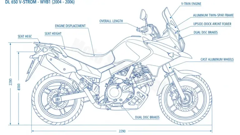 Suzuki DL 650 V-STROM – WVB1 Workshop Data: Fluids, Plugs & Tires