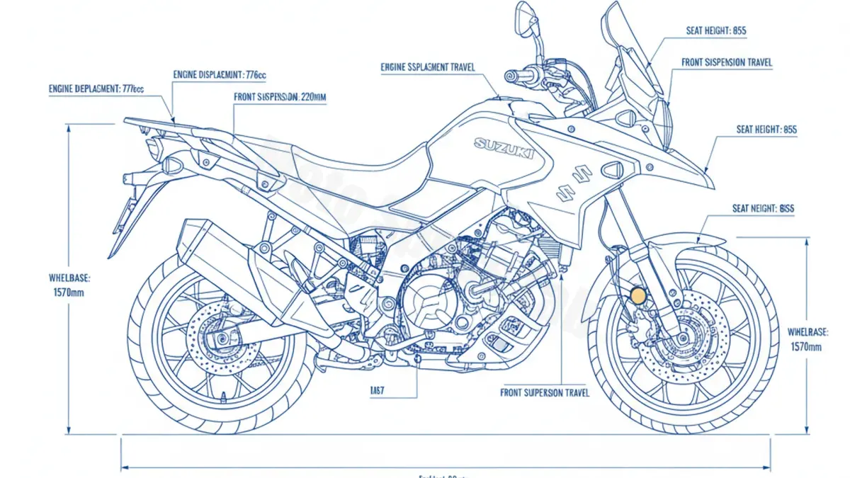 Suzuki DL 800 V-STROM DE - WEM0 Workshop Data: Fluids, Plugs & Tires