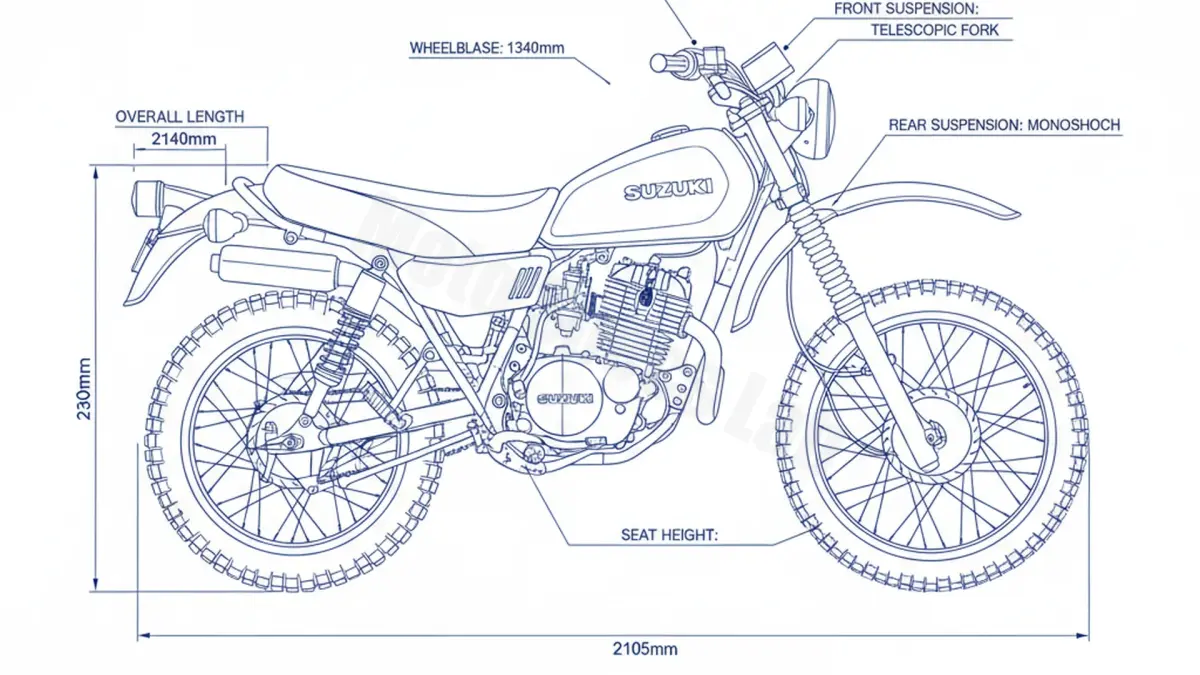 Suzuki DR 125 S - SF42A Full Specifications & Ownership Data
