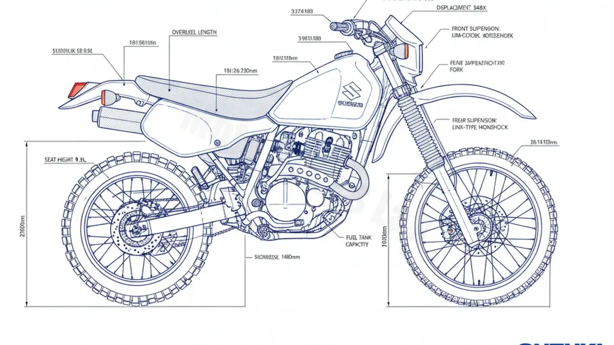 Review: Suzuki DR 350 SE - SK42B/96 (1994–1999) Specs & Features specs