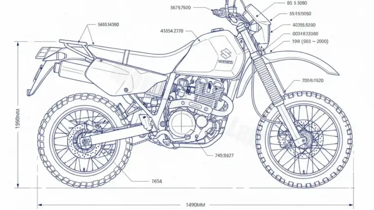 Suzuki DR 650 SE/SEU – SP46B Workshop Data: Fluids, Plugs & Tires