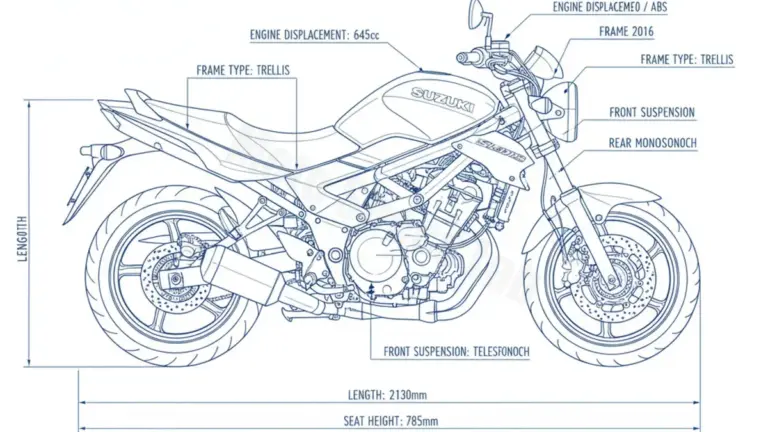 Suzuki GLADIUS SFV 650 / ABS – WVCX Specs: Oil Capacity & Tire Pressure