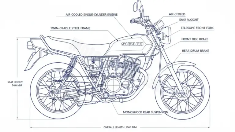 Review: Suzuki GN 125 R – NF41A/95 (1994 – 1995) Specs & Features