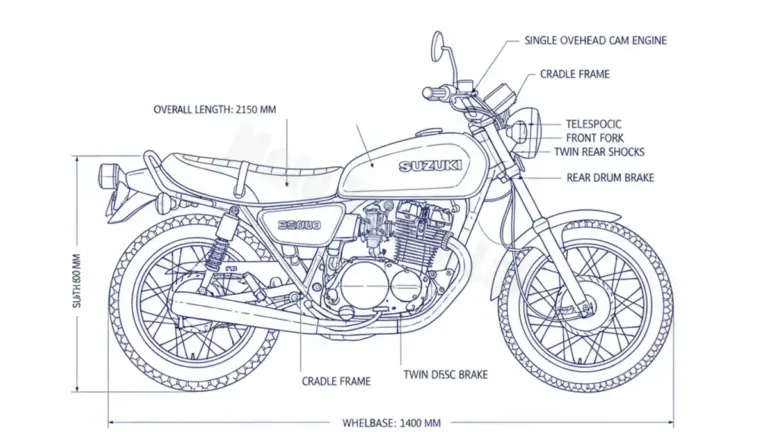 Suzuki GN 400 TD – GN400 Service Data: Oil, Battery & Specs