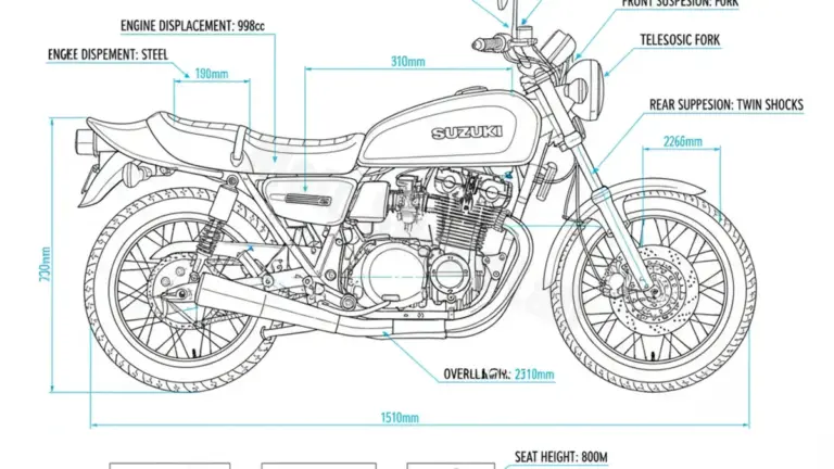 Suzuki GS 1000 G – GS100G Specs: Oil Capacity & Tire Pressure