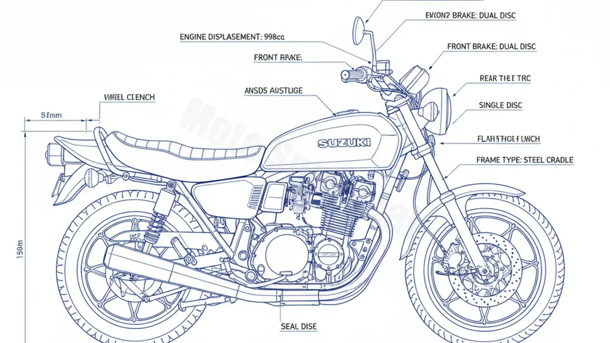 Suzuki GS 1000 GL - GS100G-B Maintenance Schedule & Torque Settings specs