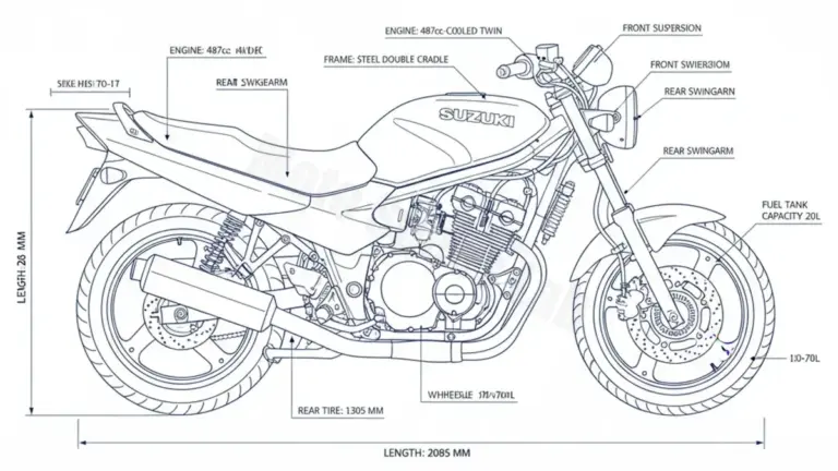 Suzuki GS 500 F – BK Workshop Data: Fluids, Plugs & Tires
