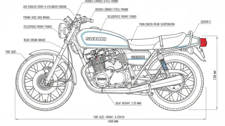 Review: Suzuki GS 550 E – GS550E (1978 – 1982) Specs & Features