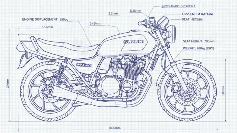 Suzuki GS 550 EM KATANA – GS550M Maintenance Schedule & Torque Settings