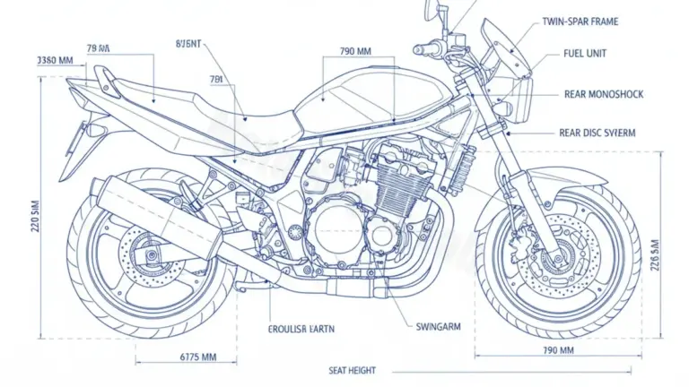 Suzuki GSF 600 BANDIT – WVA8 Service Guide: Oil Level & Tire Specs