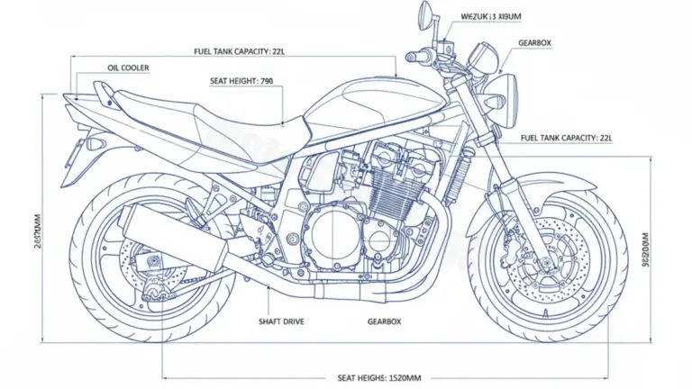 Suzuki GSX 1400 – WVBN/05 (2001 – 2008) Data: Oil Capacity & Rim Specs