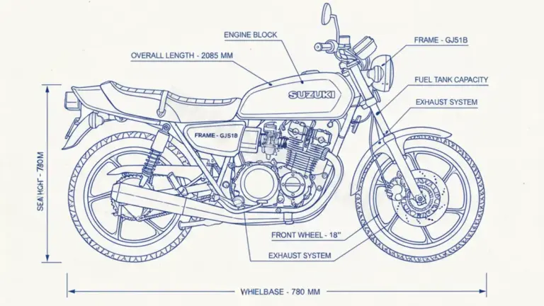 Suzuki GSX 250 E – GJ51B (1982-1985) Factory Oil & Tire Pressure Data