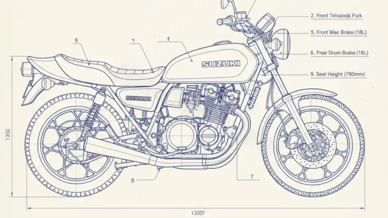 Suzuki GSX 400 E/S – GK53C (1982 – 1987) Factory Oil & Tire Pressure Data