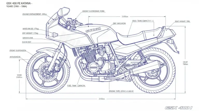 Suzuki GSX 400 FE KATANA – GS40XF Full Specifications & Ownership Data