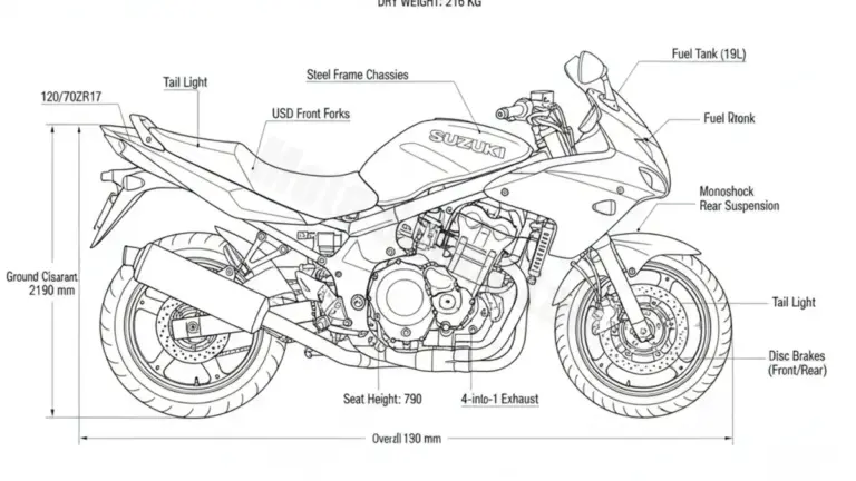 Suzuki GSX 650 F – WVCJ Workshop Data: Fluids, Plugs & Tires