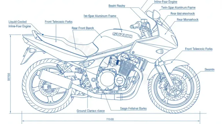 Suzuki GSX 750 F – AK1112 Tire Pressure, Oil Type & Fluid Specs