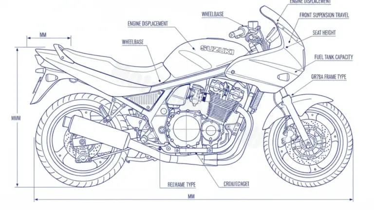 Oil & Tires: Suzuki GSX 750 F – GR78A Technical Specifications