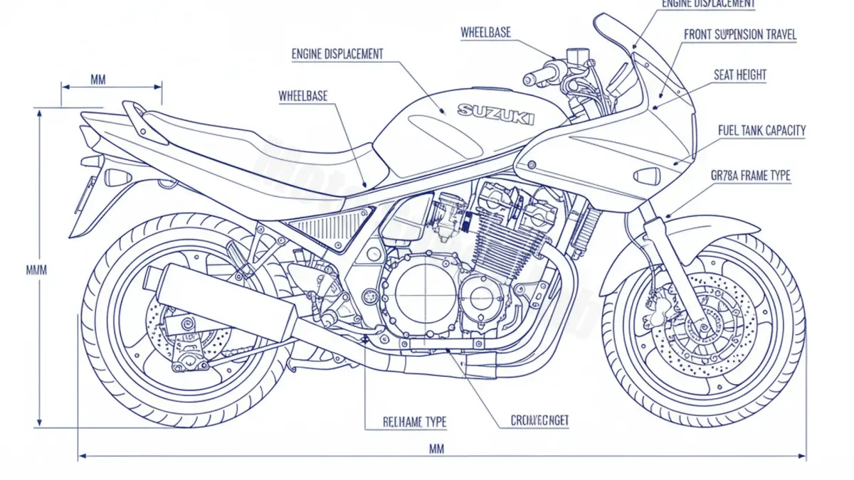 Oil & Tires: Suzuki GSX 750 F - GR78A Technical Specifications
