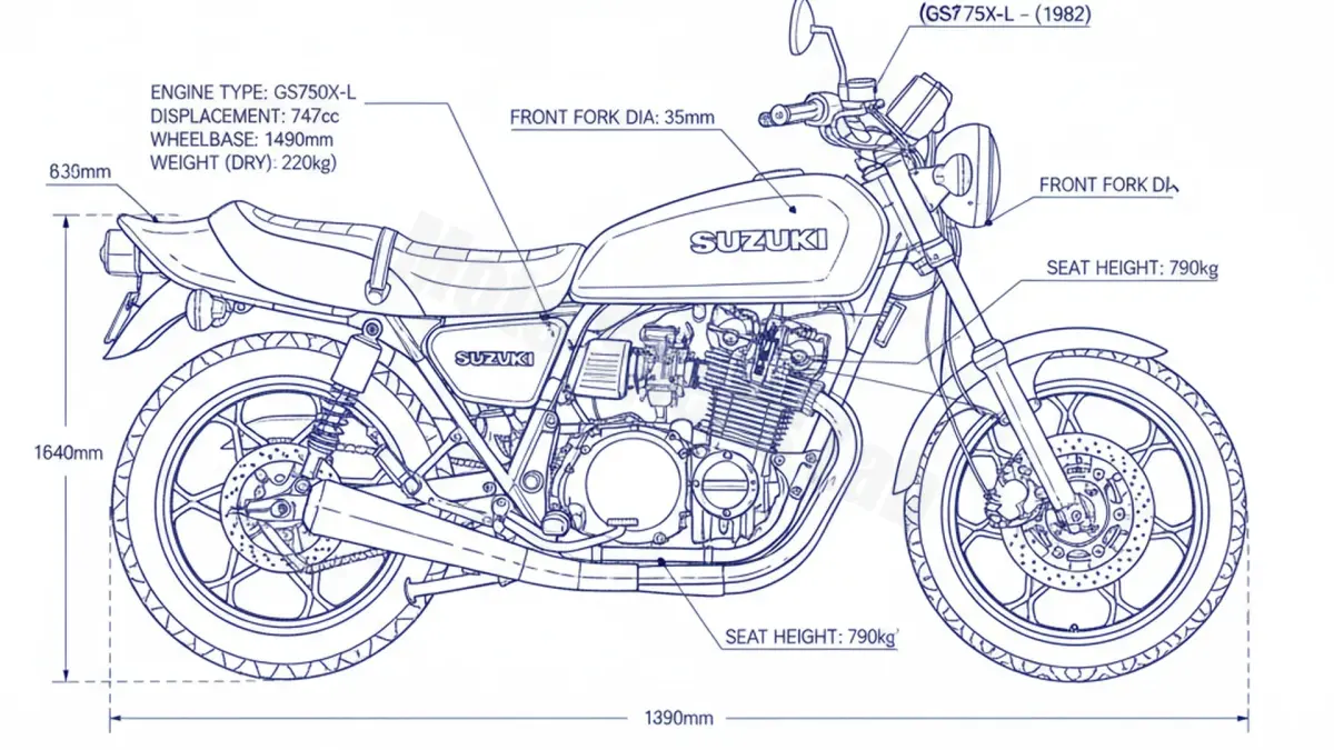 Review: Suzuki GSX 750 L - GS75X-L (1980 – 1983) Specs & Features specs