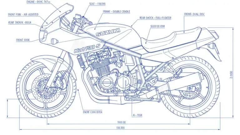 Suzuki GSX 750 S KATANA – GR71A Service Guide: Oil Level & Tire Specs
