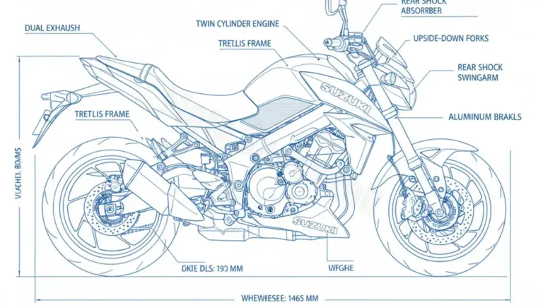 Suzuki GSX-8S (Euro 5) – WEM2 Specs: Oil Capacity & Tire Pressure