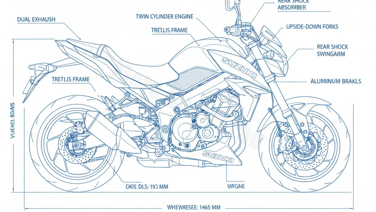 Suzuki GSX-8S (Euro 5) - WEM2 Specs: Oil Capacity & Tire Pressure specs