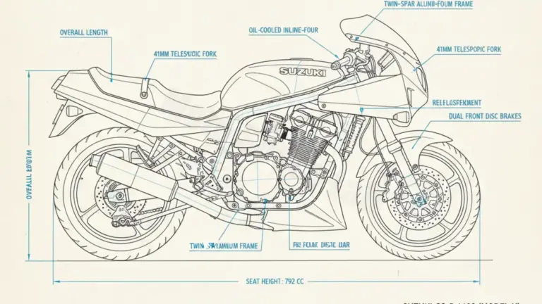 Review: Suzuki GSX-R 1100 (MODELL H) – GU74C/H (1987) Specs & Features