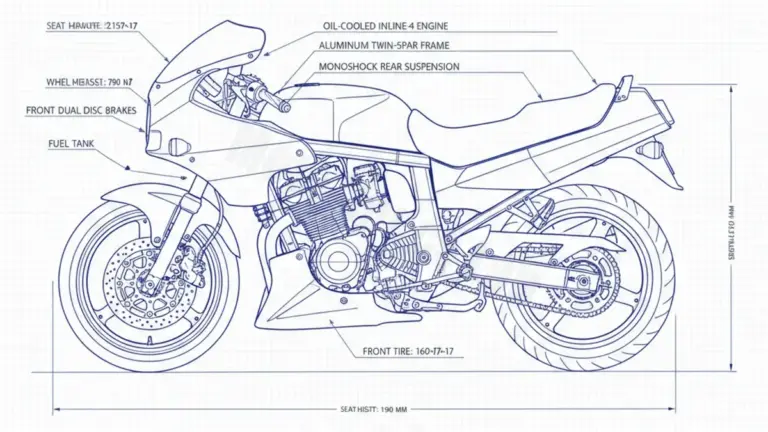 Oil & Tires: Suzuki GSX-R 1100 (MODELL J) – GU74C/J Technical Specifications