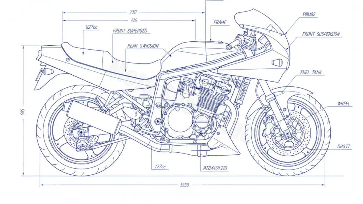 Suzuki GSX-R 1100 (MODELL K) - GV73C/K Service Data: Oil, Battery & Specs specs