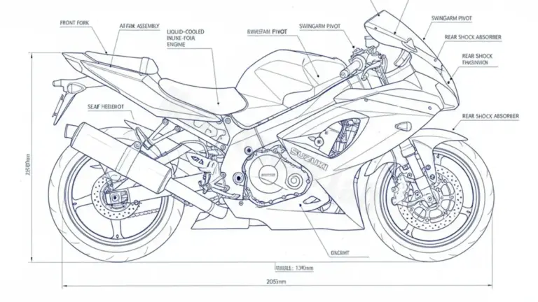Suzuki GSX-R 600 – AD Service Guide: Oil Level & Tire Specs
