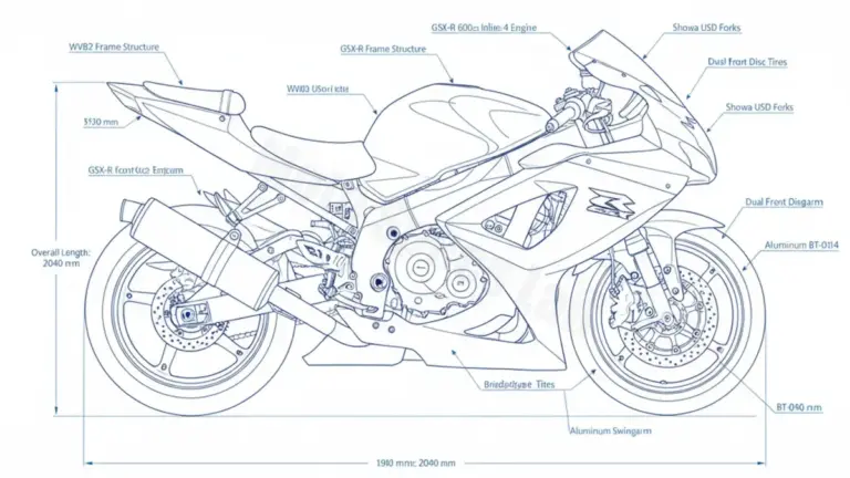 Suzuki GSX-R 600 K4/K5 – WVB2 (2004-2005) Factory Oil & Tire Pressure Data