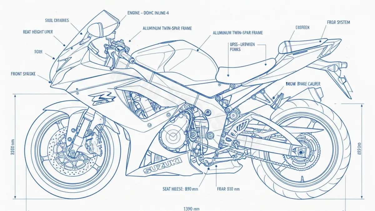 Suzuki GSX-R 750 L1/L2/L3/L4/L5/L6/L7 - WVC4 (2011–2017) Factory Oil & Tire Pressure Data