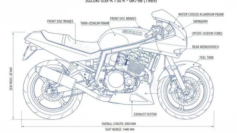 Oil & Tires: Suzuki GSX-R 750 R – GR79B Technical Specifications