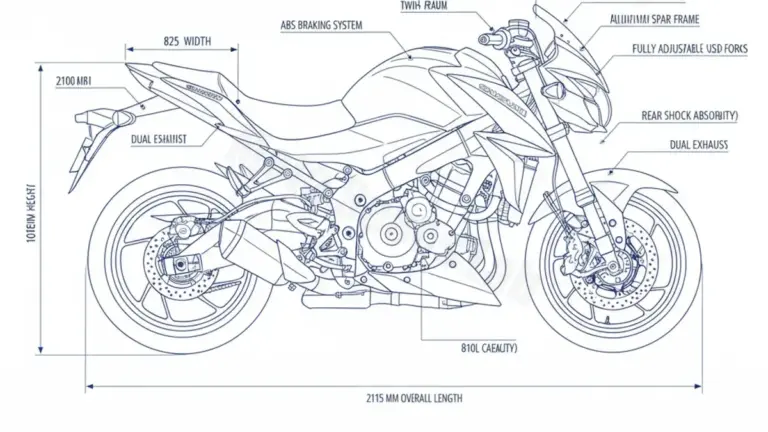 Suzuki GSX-S 1000 F (EURO 4) – WDG0/F Service Guide: Oil Level & Tire Specs