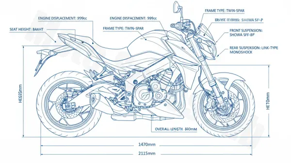 Suzuki GSX-S 1000 GX (Euro 5+) - GSXS10GX/24 Tire Pressure, Oil Type & Fluid Specs specs